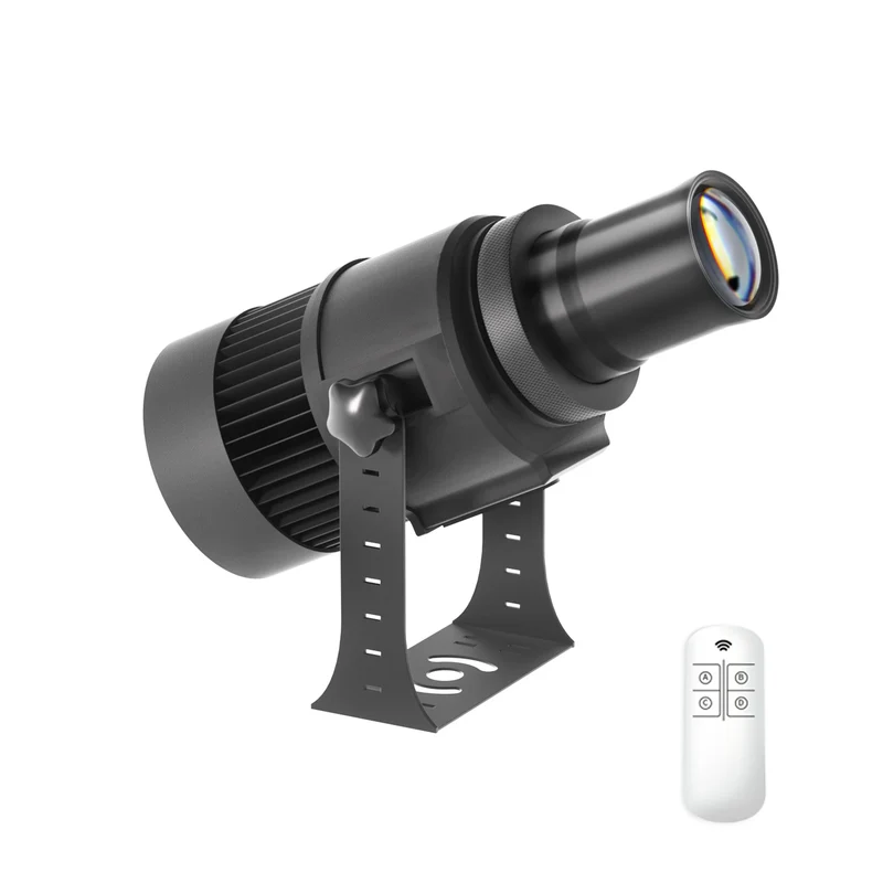 Custom Led HD Gobo Logo Projector Indoor Outdoor Ip67 Waterproof Rotating Advertising Image Projection Light For Floor Wedding