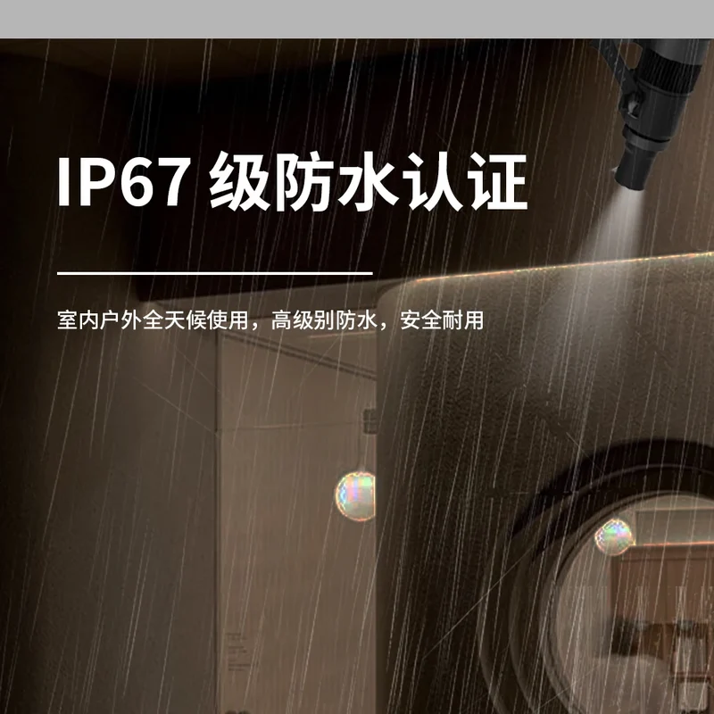 Custom Led HD Gobo Logo Projector Indoor Outdoor Ip67 Waterproof Rotating Advertising Image Projection Light For Floor Wedding