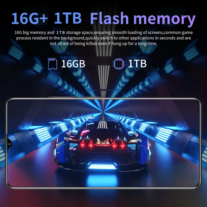 Hot Selling S23 ULTRA Original 16GB+1TB 7.3 Inch 48MP+100MP 5G High Quality Android 12 Smart Cell Phone