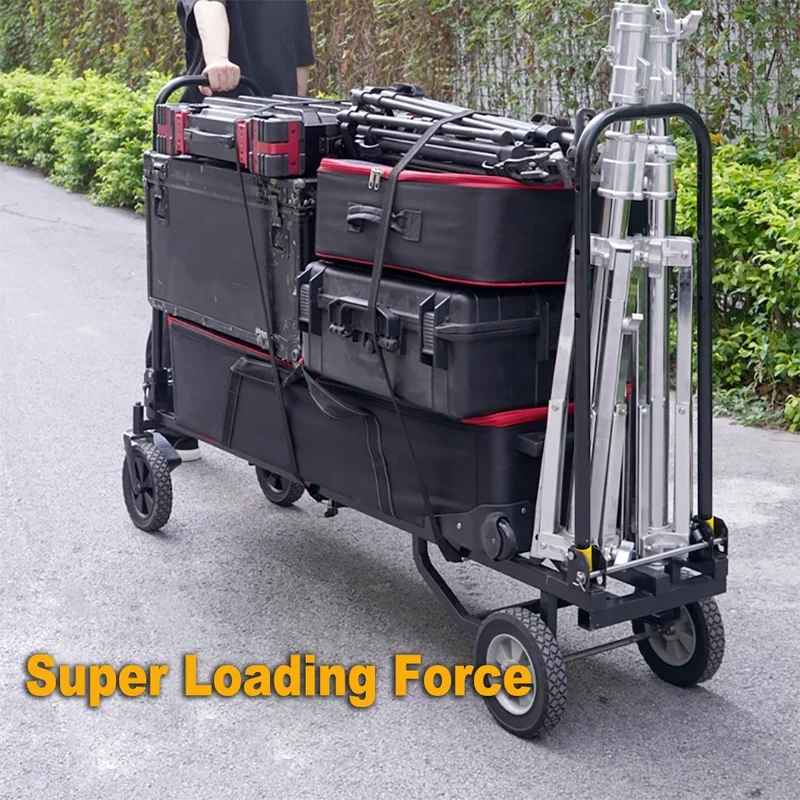 Alumotech C100 Multifunction Portable Carbon Steel Trolley Cart for Photography Film Loading Tool TV Broadcast