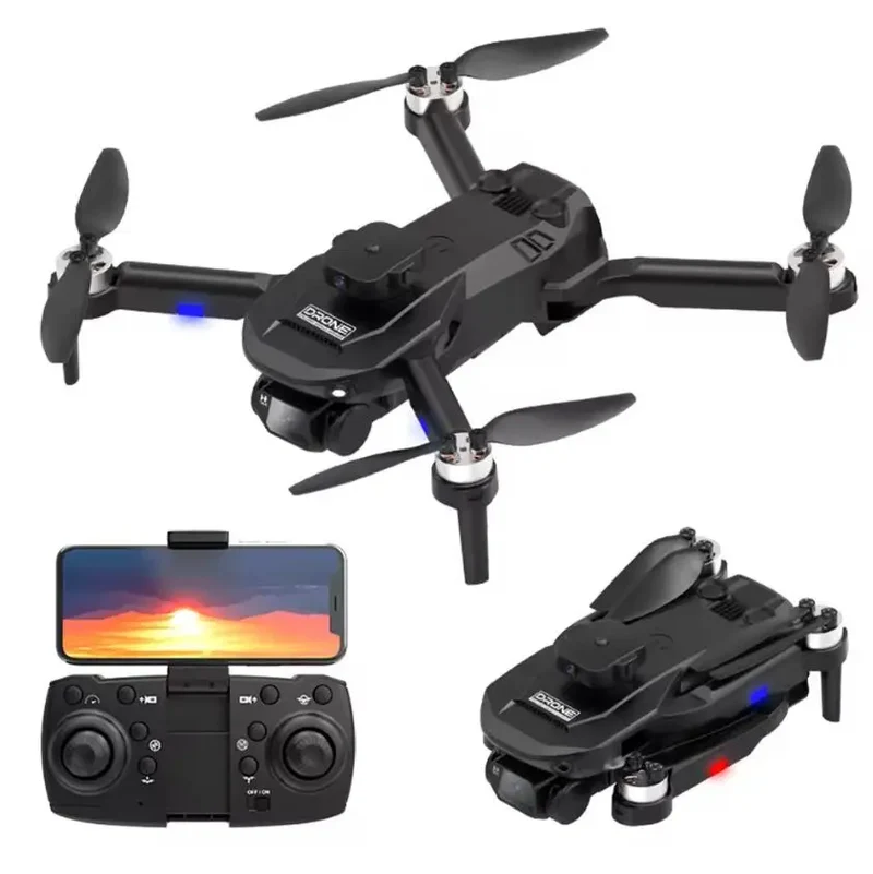 F196 Drone 4K Dual Cameras Obstacle Avoidance Optical Flow Wifi Fpv Brushless Motor Profesional Quadcopter Rc Dron Boy Gifts