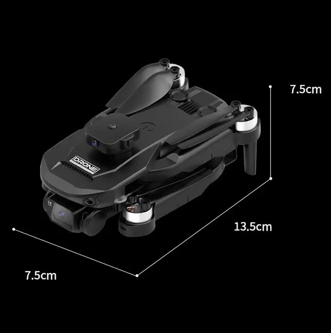 F196 Drone 4K Dual Cameras Obstacle Avoidance Optical Flow Wifi Fpv Brushless Motor Profesional Quadcopter Rc Dron Boy Gifts