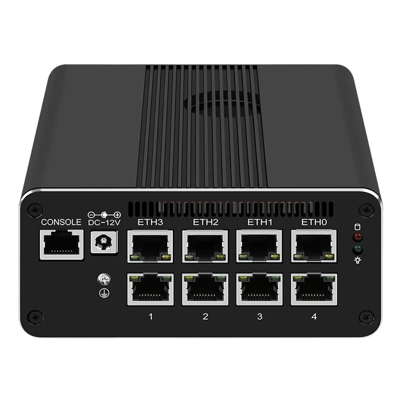 Mini PC Firewall Router i5-1250P/i3-1215U/8505 8x2.5G LAN 2x10G SFP+ Dual SATA Proxmox/PFSense/OPNsense Home Server
