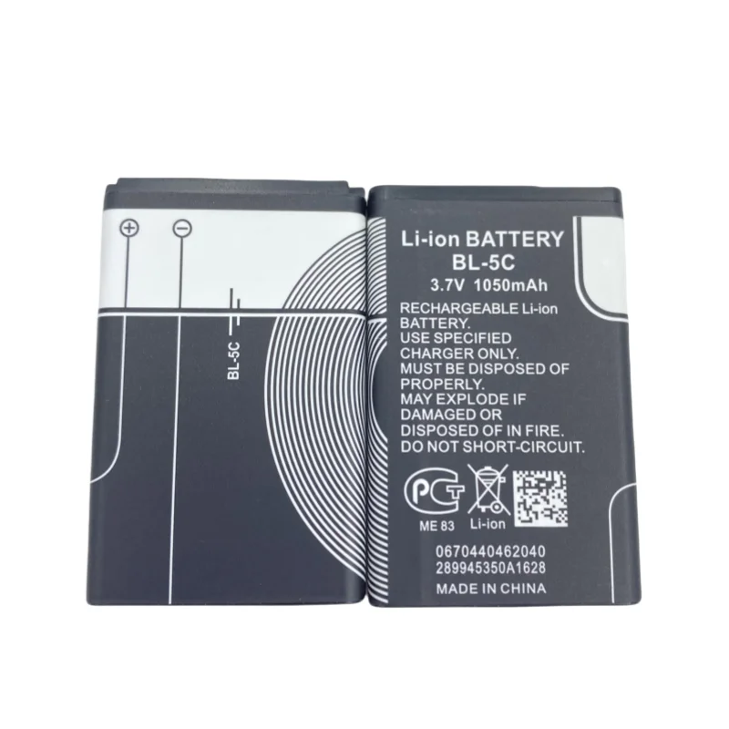 3.7V 800mAh Phone Battery for nokia Battery Bl-4c 6100 6300 6260 6125 Lithium Replacement Battery