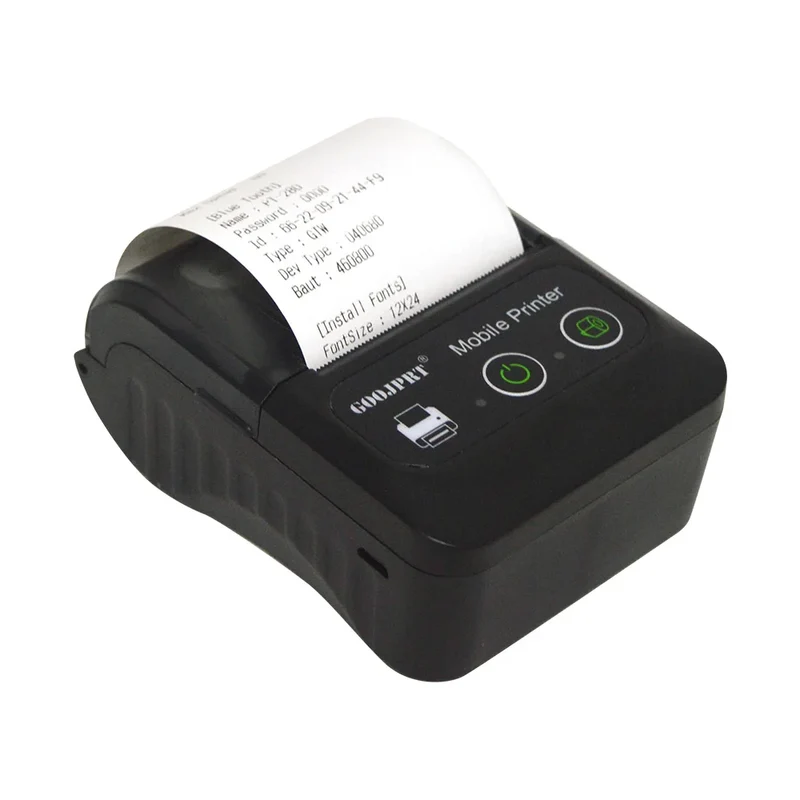 Portable 2 Inch Mini Thermal Printer Wireless Label Maker for Android IOS Windows