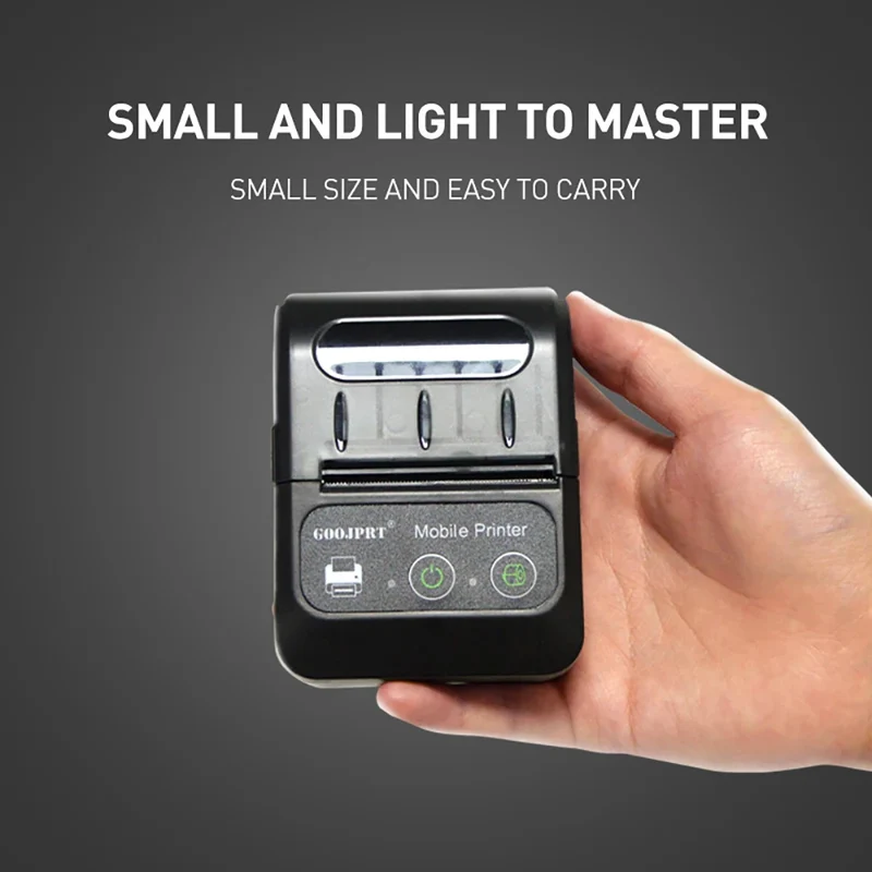 Portable 2 Inch Mini Thermal Printer Wireless Label Maker for Android IOS Windows