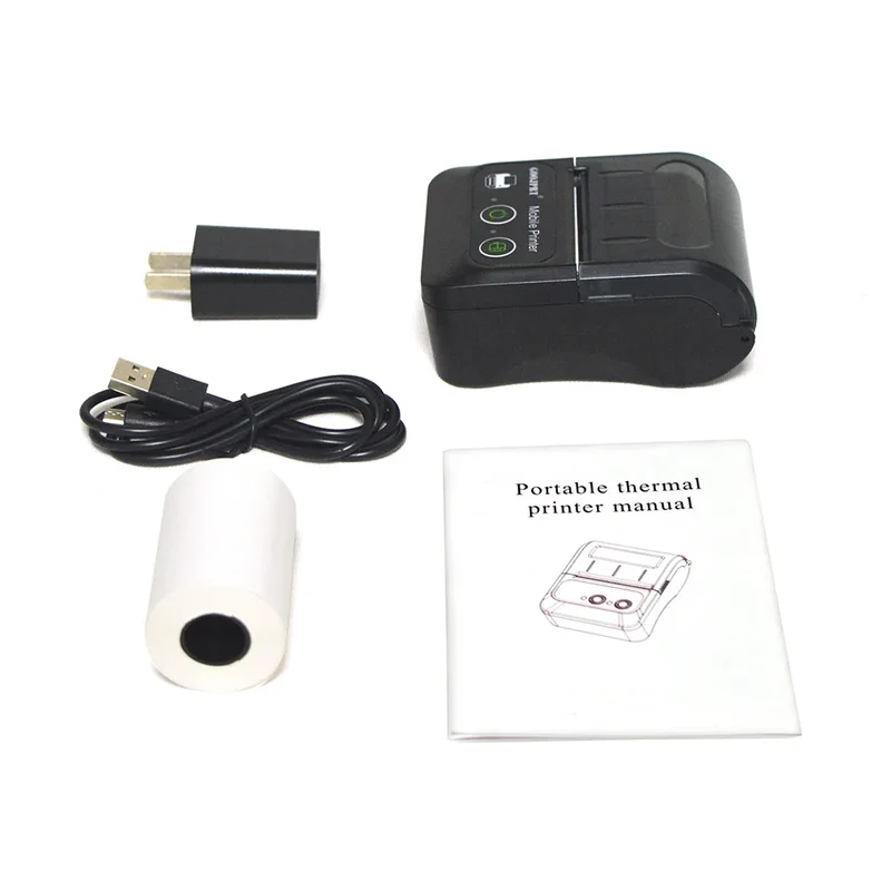 Portable 2 Inch Mini Thermal Printer Wireless Label Maker for Android IOS Windows