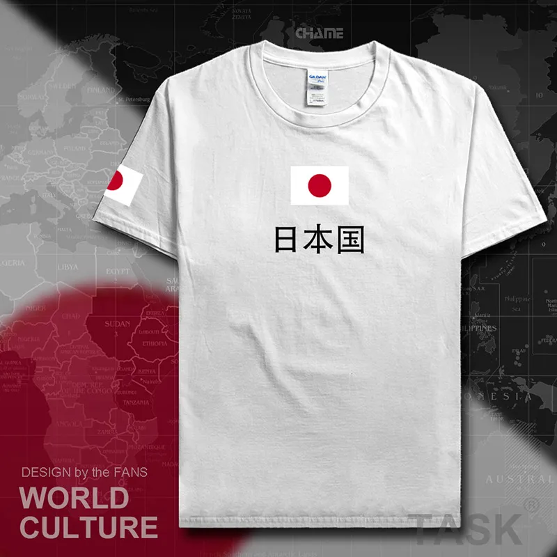 Japan Nippon t shirt man 2017 t-shirt cotton nation team tee 100% cotton meeting fans streetwear fitness JPN Japanese country JP