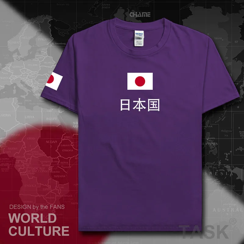 Japan Nippon t shirt man 2017 t-shirt cotton nation team tee 100% cotton meeting fans streetwear fitness JPN Japanese country JP