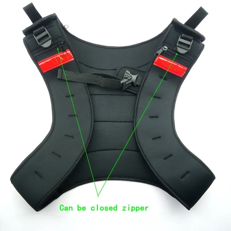 Weight Jacket Weighted Vest Exercise Boxing Sanda Training Waistcoat outdoor fitness equipment power sport entertainment black