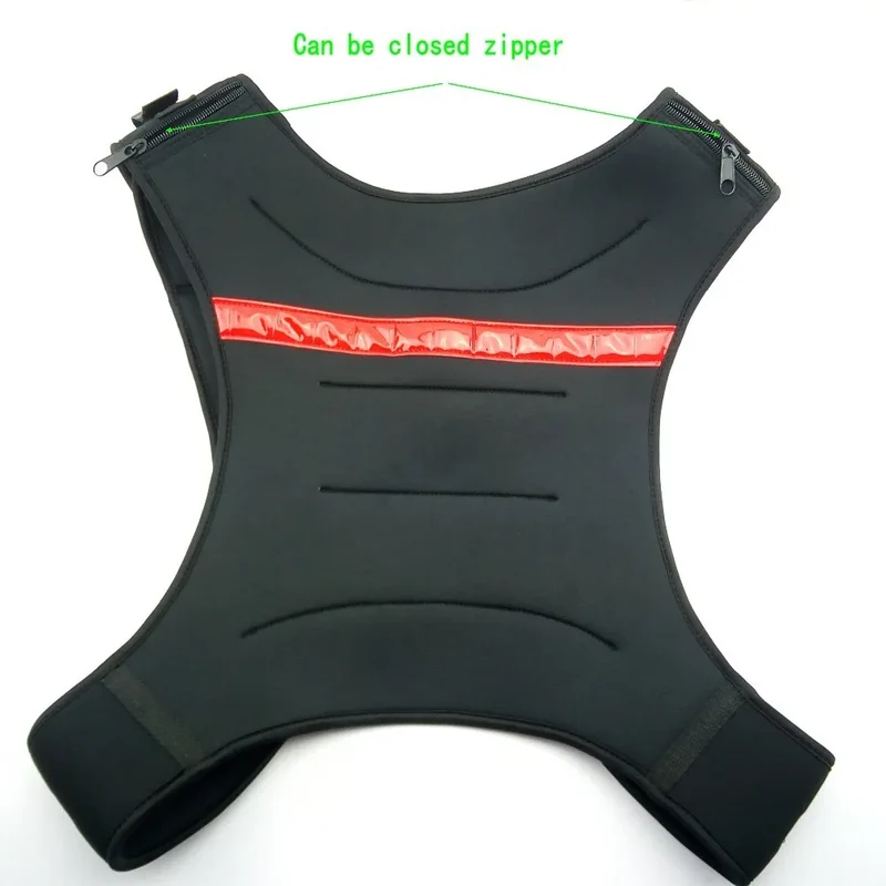 Weight Jacket Weighted Vest Exercise Boxing Sanda Training Waistcoat outdoor fitness equipment power sport entertainment black