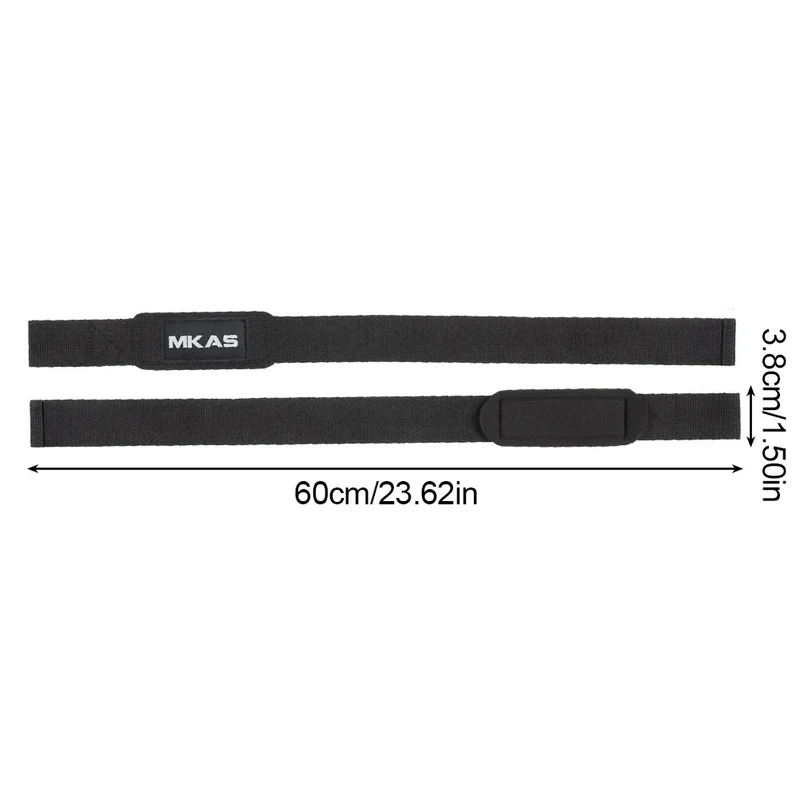 1Pair Non-slip Strap Gym Dumbbell Workout Weights Lifting Straps Crossfit Fitness Equipment Wrist Wrap Lift Exercise Training