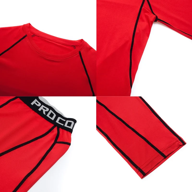 Men's Thermal Underwear Set MMA Tactics Leggings Solid Color Costume Compress Fitness Long Johns Men Winter Brands Men