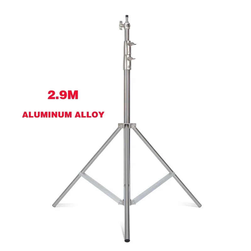 290cm Air Pressure Tripod Bearing 10kg for Camera Stainless Steel Light Stand For Ring Light Live Youtube and Photography Soft