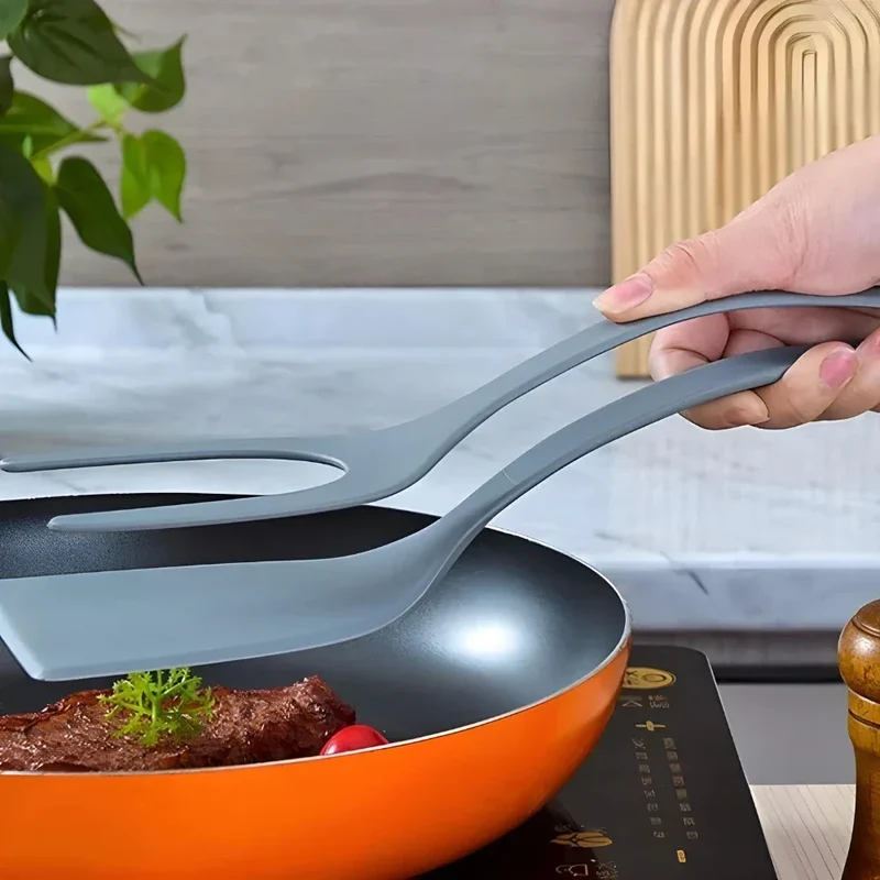 Multipurpose Silicone Spatula Kit With Sticker For Eggs Steak Pancake Tapioca