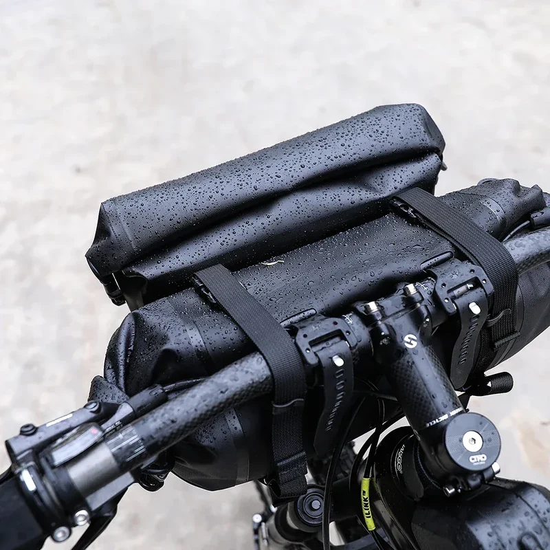 Rhinowalk Bike Handlebar Bag Waterproof Big Capacity 4L-12L Frame Front Tube Cycling Bag Trunk Pannier Bike Accessories