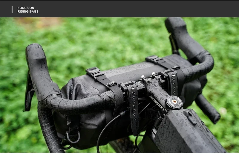 Rhinowalk Bike Handlebar Bag Waterproof Big Capacity 4L-12L Frame Front Tube Cycling Bag Trunk Pannier Bike Accessories