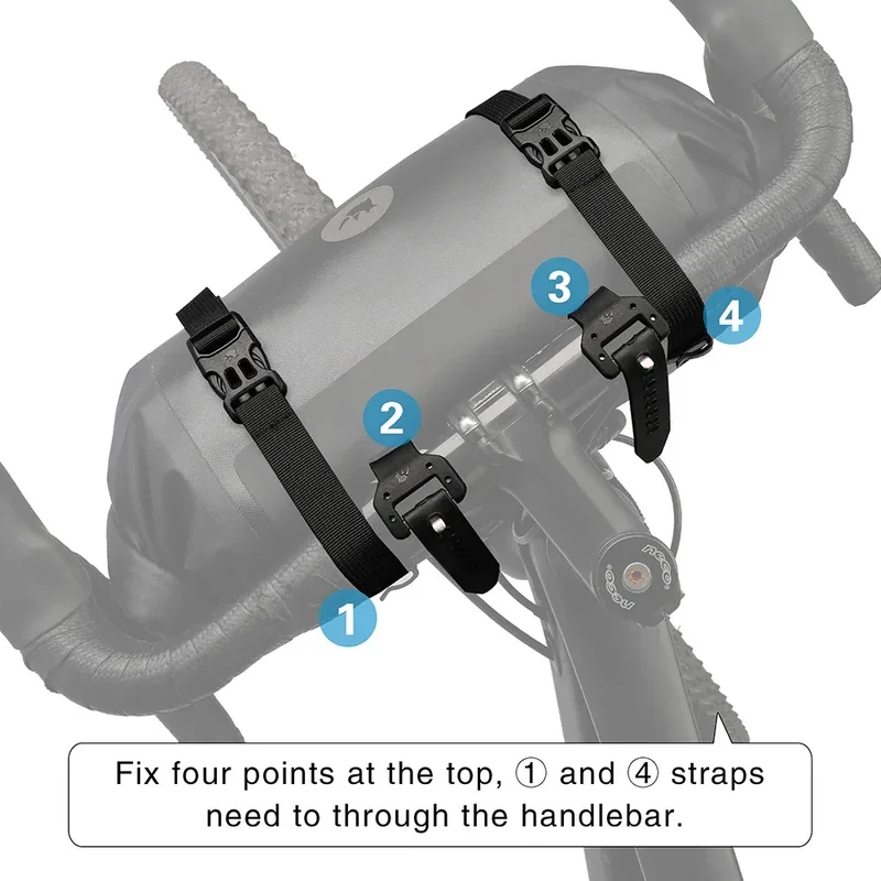 Rhinowalk Bike Handlebar Bag Waterproof Big Capacity 4L-12L Frame Front Tube Cycling Bag Trunk Pannier Bike Accessories