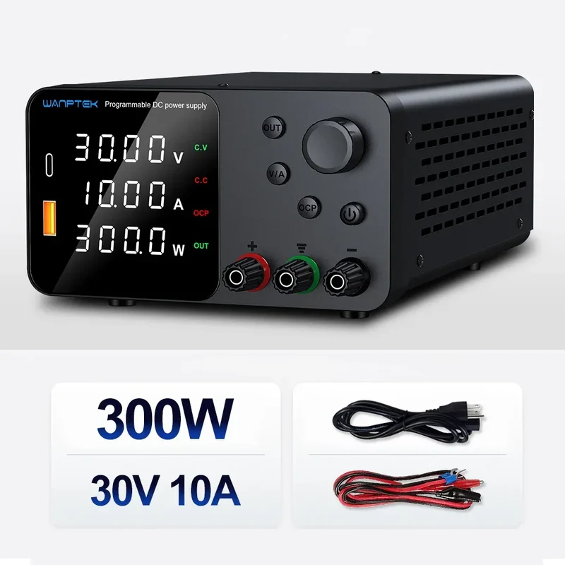Wanptek DC Laboratory Power Supply 30V 10A 60V 5A 120V 3A Adjustable Voltage Current Applicable voltage 110V 220V Power Supply
