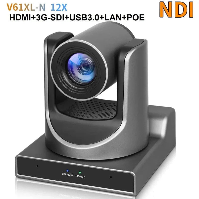 Runpu NDI PTZ Camera Ai Tracking Conference Camera Ptz Video SDI HDMI USB POE Live Streaming Camera for Video Confere Church