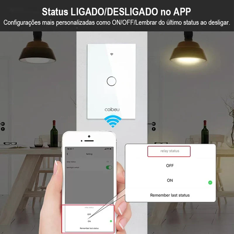 Touch switch, Smart Switch, WiFi switch, control switch, Compatible with Alexa Tuya Google, with neutral