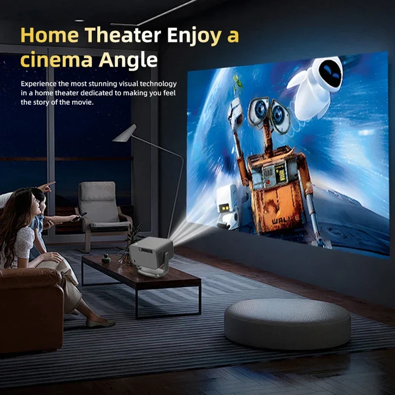 WZATCO P20 PLUS Android 13.0 Smart WiFi 6G 4K Full HD 1080P LCD LED Projector Auto Focus Video Home theater Proyectors with RJ45