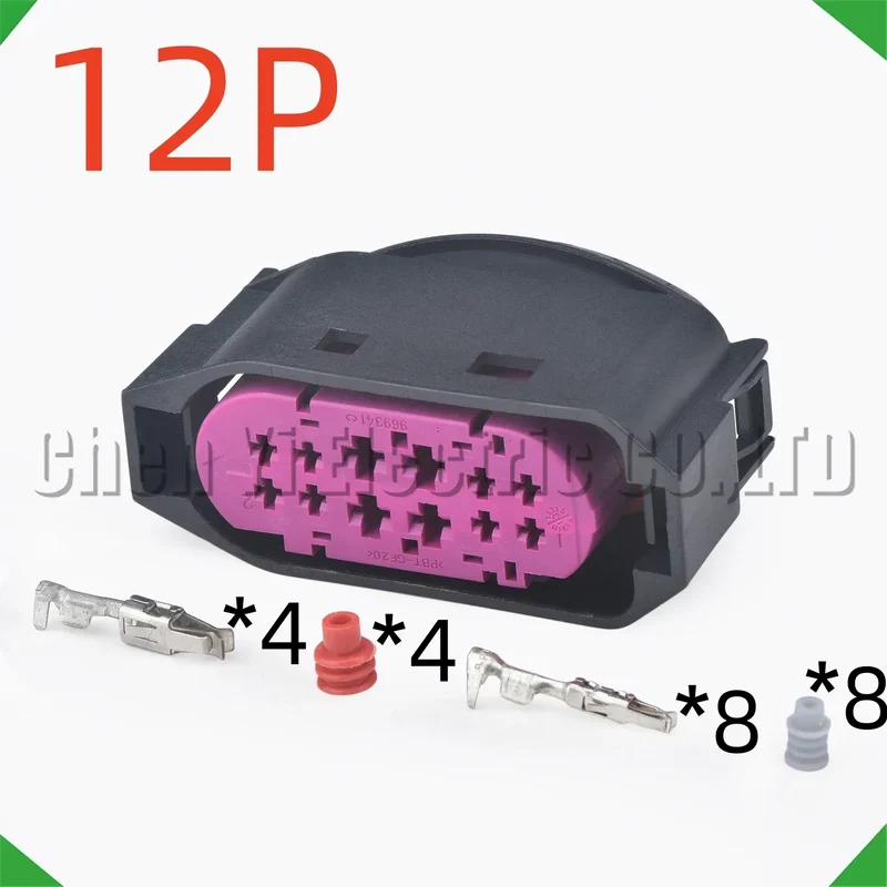 12 Pin Automotive Connectors Upgrading halogen lamps to xenon lamps Wire Harness Plug 1J0941165 For VW Sagitar Bora Golf