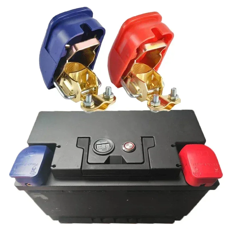 1 Pair Positive & Negative Electrode Quick Release Lift Off Connector Clamps Car Battery Terminals Car Accessories
