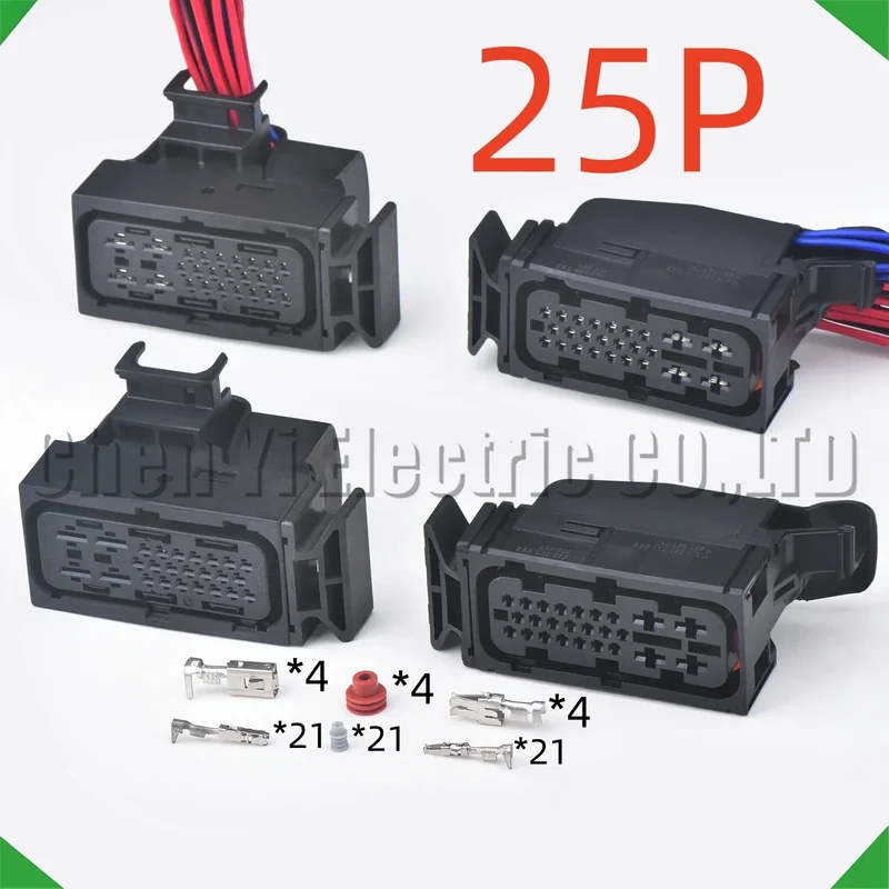 25 Pin Auto Connectors Gearbox DQ200 0AM DSG 7 Speed Wire harness Plug 1H0973327A 966577-1 1719918-1 1K0973213 For VW Beetle