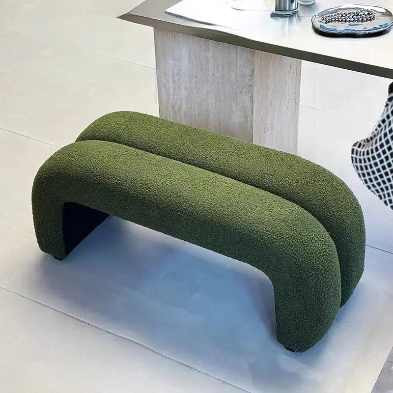 Light Luxury Porch Footstool Entrance Door Shoe Changing Simple Bedroom Bed End Long Bench Living Room Home Sofa Stools