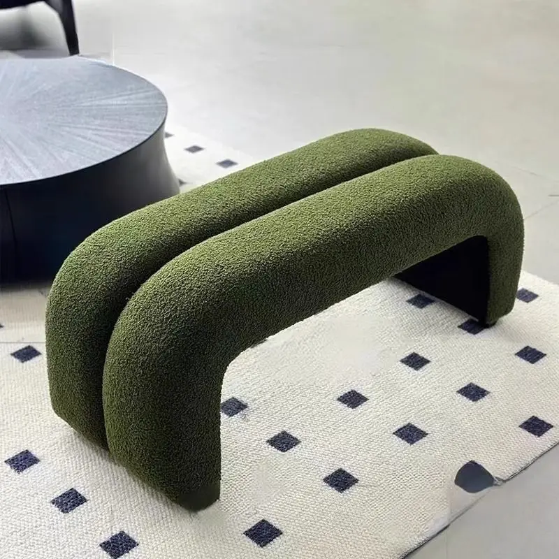 Light Luxury Porch Footstool Entrance Door Shoe Changing Simple Bedroom Bed End Long Bench Living Room Home Sofa Stools
