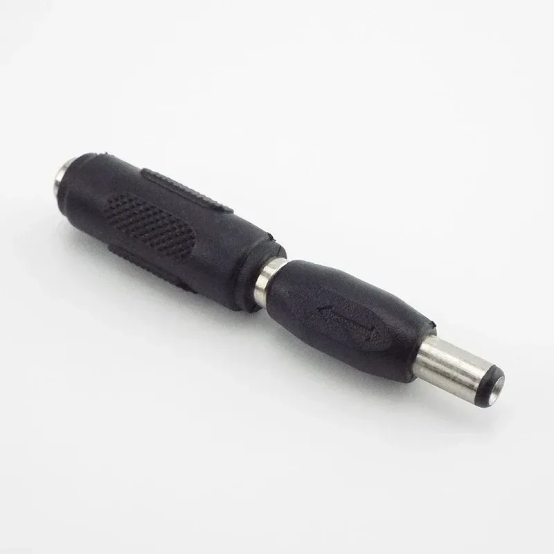 5.5*2.1mm / 5.5x2.1 mm DC double male to male Power Socket Connector CCTV female to female Panel Mounting Jack Adaptor