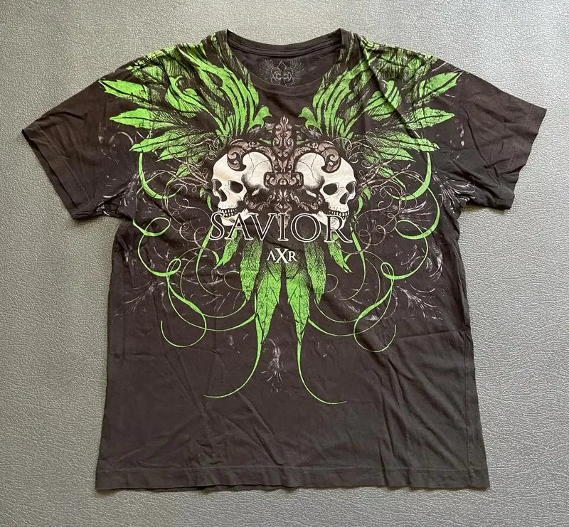 Y2K Xtreme T Shirt Man's Clothing Skeleton Printing Tops Harajuku Fashion Trend Baggy Men And Women Short Sleeves