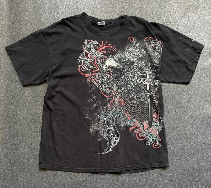 Y2K Xtreme T Shirt Man's Clothing Skeleton Printing Tops Harajuku Fashion Trend Baggy Men And Women Short Sleeves