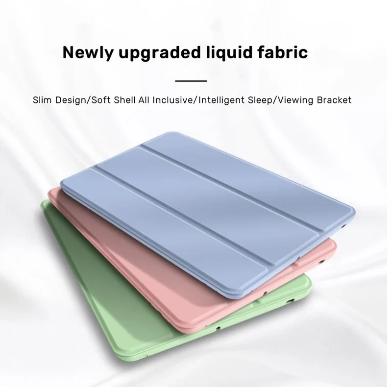 For Honor Pad 8 Case 12 inch Tri-Folding PU Leather Soft Silicone Back Stand Tablet Shell for Honor Pad 8 12" 2022 HEY-W09