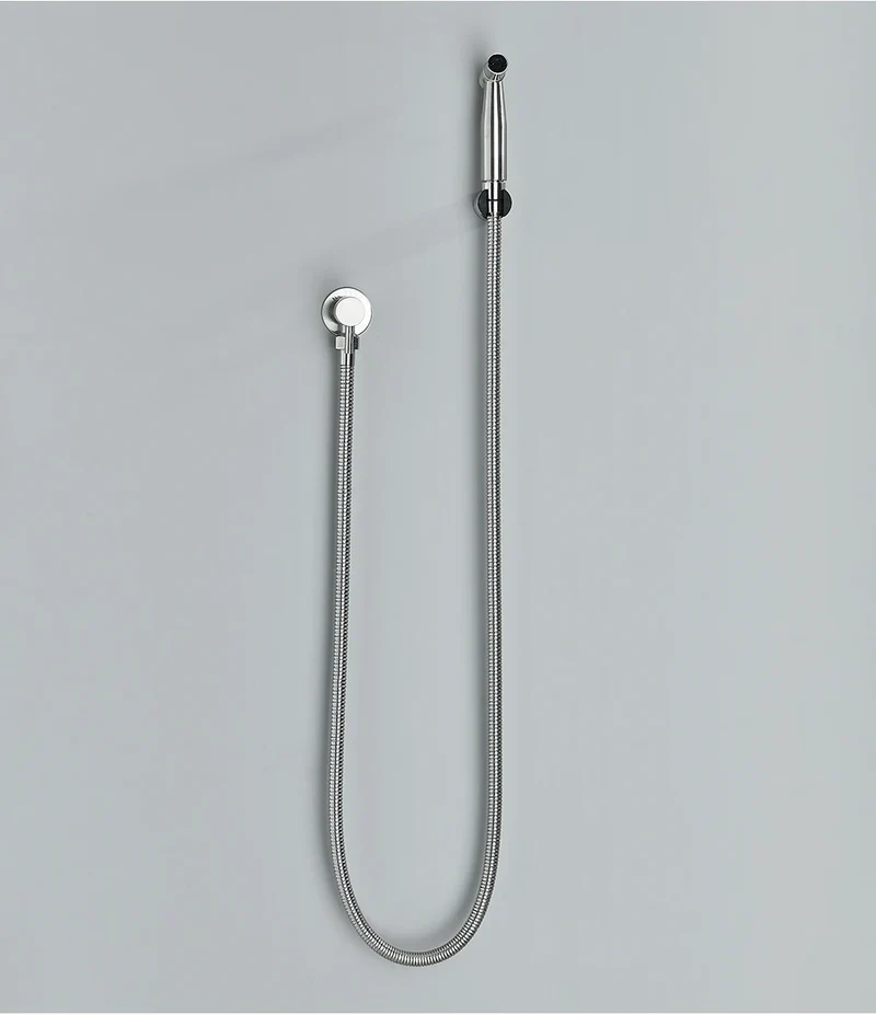 Brushed Gold Handheld Toilet Bidet Sprayer Stainless Steel Bidet Shower Hygienic Shower Wall Toilet Bidet Sprayer Cold Water