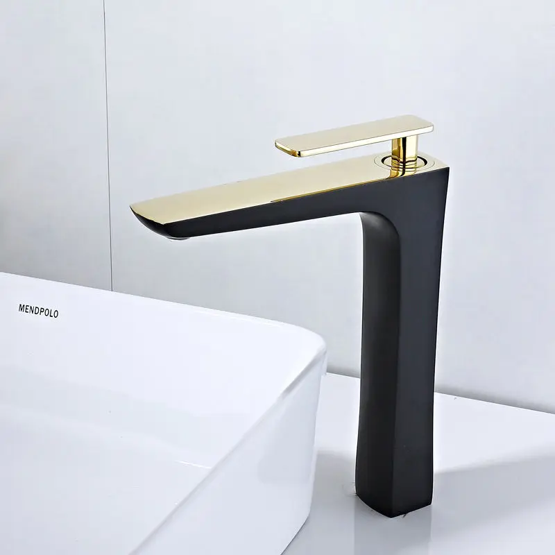 Classic Bronze Brush Finish Kitchen Sink Faucet Tap Stainless Steel Counter Basin Mixer Tap for Bathroom Wash Basin Faucet