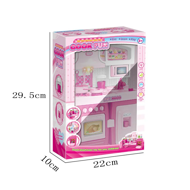 Faction Other Pretend Simulation Cook Girl Play House Tableware Set Kids Kitchen Play Set Toys