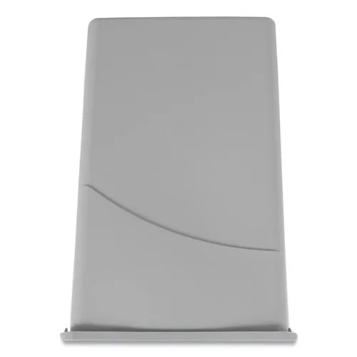 Boardwalk 23 Gallon HDPE Slim Waste Container Large Gray PP Material for Office Kitchen Outdoor Public Space Restaurant Use