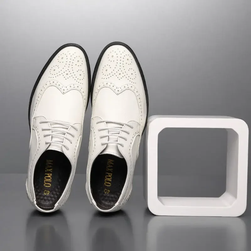 Social Shoe Male Breathable In Summer Official New Pointed Toe Men's Formal Shoes Cheap Liquidation Gentleman Legitimate Leather