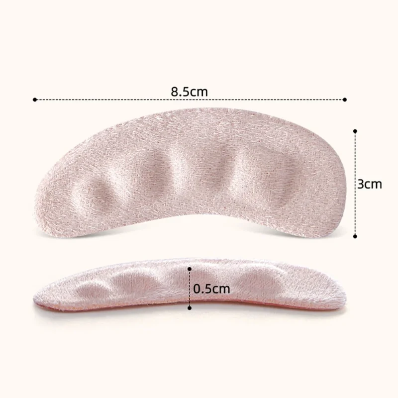 1/2Pair Silicone Pads Forefoot for Women's Shoes Non-slip Insert Self-adhesive Heel Gel Insoles Heels Sandals Anti-Slip Foot Pad