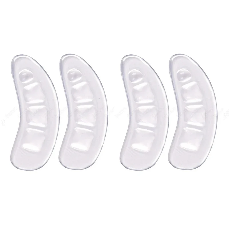 1/2Pair Silicone Pads Forefoot for Women's Shoes Non-slip Insert Self-adhesive Heel Gel Insoles Heels Sandals Anti-Slip Foot Pad