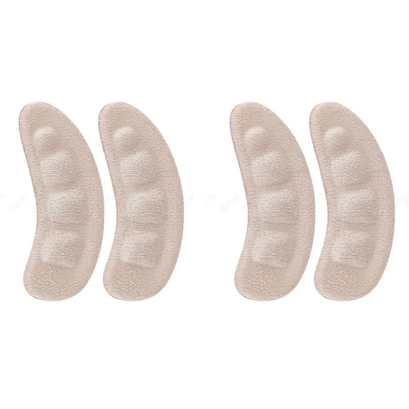 1/2Pair Silicone Pads Forefoot for Women's Shoes Non-slip Insert Self-adhesive Heel Gel Insoles Heels Sandals Anti-Slip Foot Pad