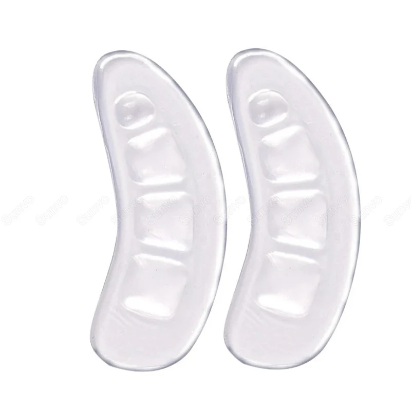 1/2Pair Silicone Pads Forefoot for Women's Shoes Non-slip Insert Self-adhesive Heel Gel Insoles Heels Sandals Anti-Slip Foot Pad