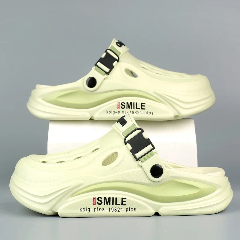 Male Sandals Casual Shoes Outdoor Beach Sandals Women Soft Clogs Garden Bottom Indoor Summer Flip Flops Men Massage Slippers
