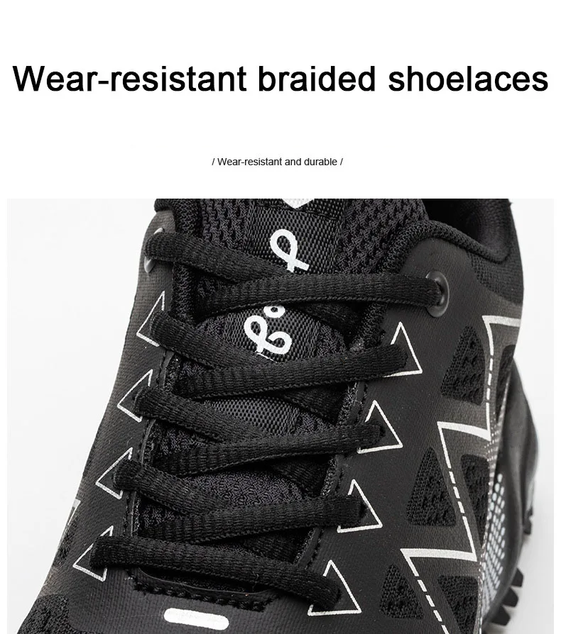 Oulylan Puncture Proof Work Safety Boots Man Breathable Work Shoes Male Men's Fashion Safety Shoes Steel Toe Sneakers