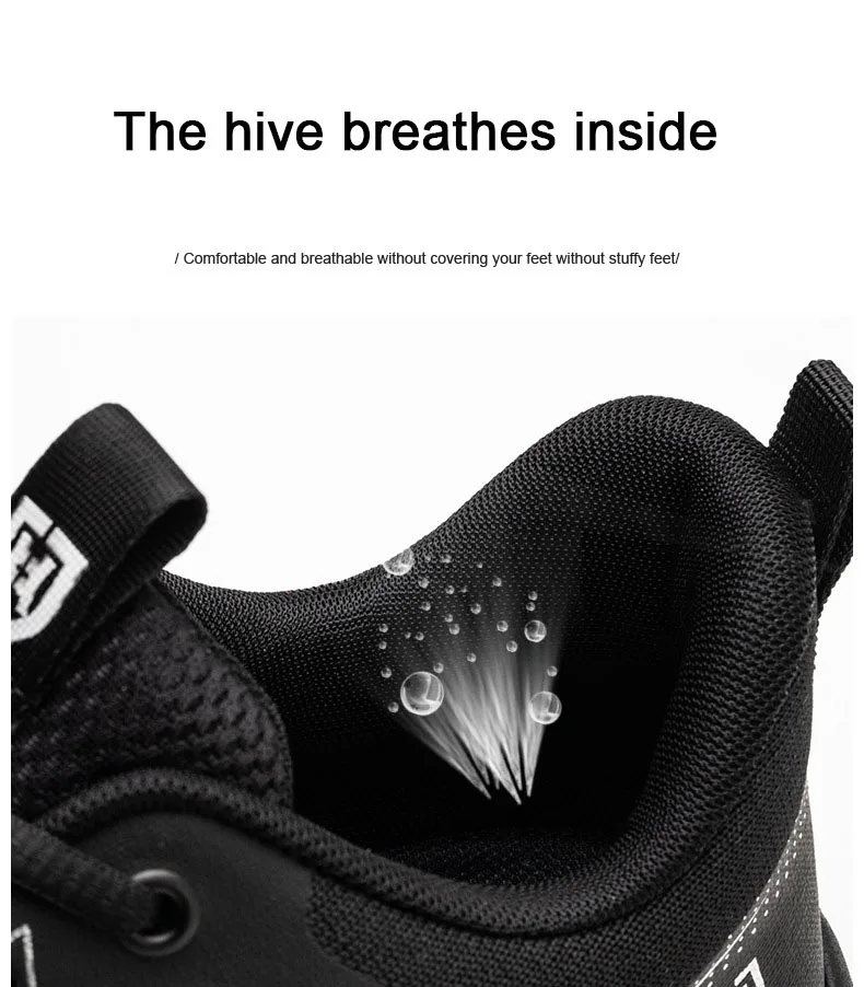 Oulylan Puncture Proof Work Safety Boots Man Breathable Work Shoes Male Men's Fashion Safety Shoes Steel Toe Sneakers