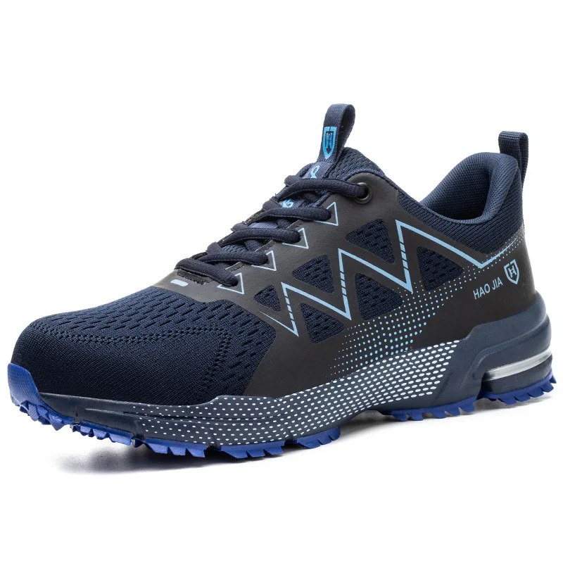 Oulylan Puncture Proof Work Safety Boots Man Breathable Work Shoes Male Men's Fashion Safety Shoes Steel Toe Sneakers