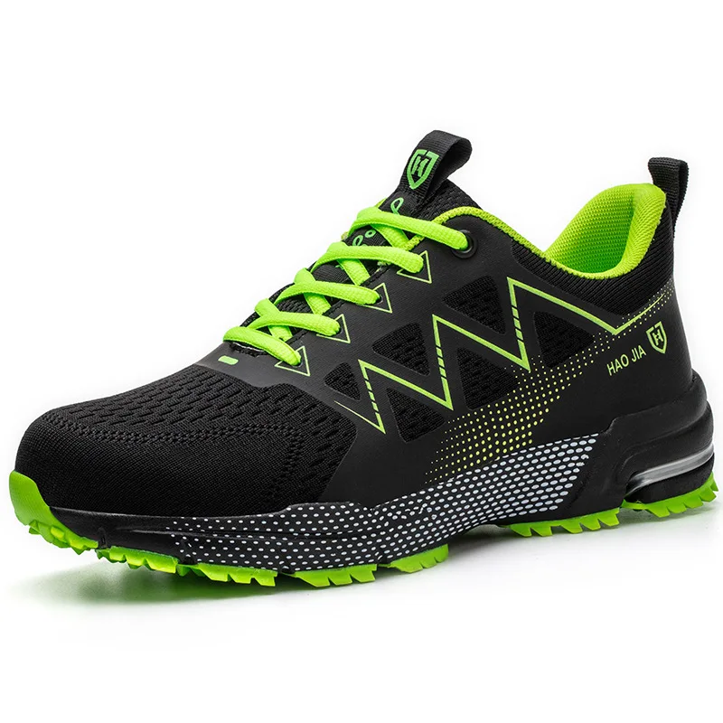 Oulylan Puncture Proof Work Safety Boots Man Breathable Work Shoes Male Men's Fashion Safety Shoes Steel Toe Sneakers