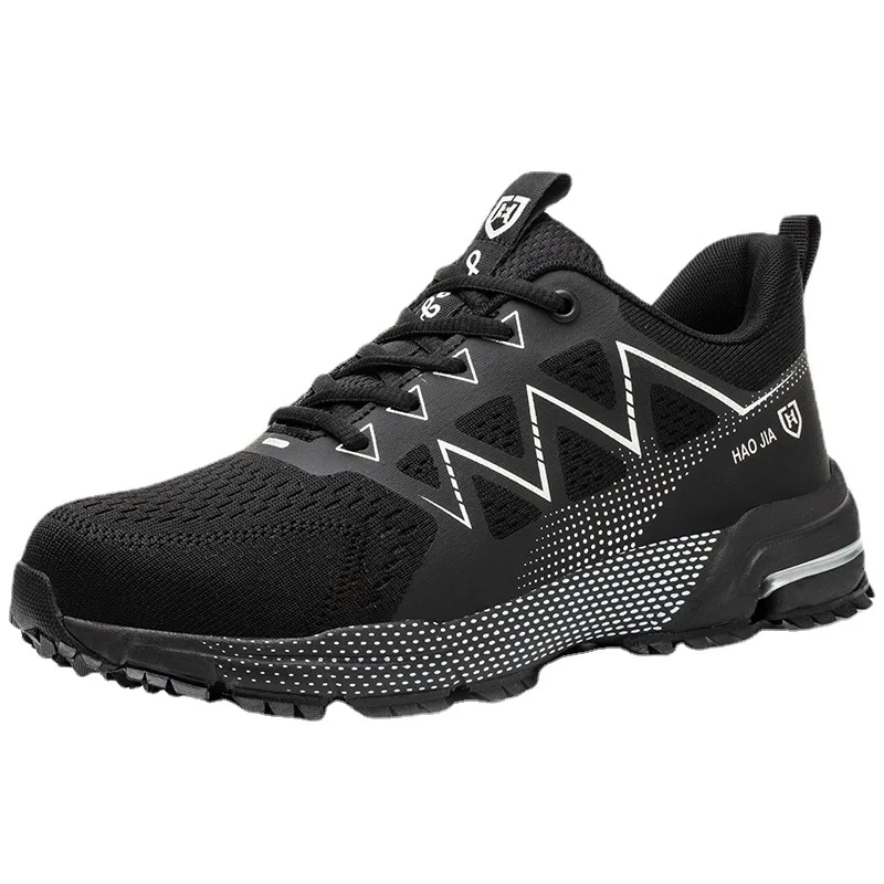 Oulylan Puncture Proof Work Safety Boots Man Breathable Work Shoes Male Men's Fashion Safety Shoes Steel Toe Sneakers